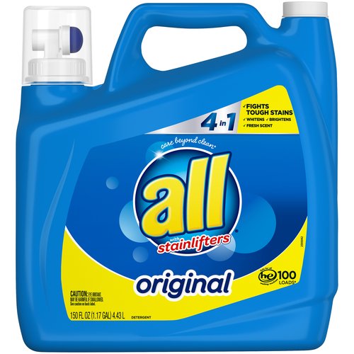 All 2X Stainlifter Liquid Laundry Detergent, Original