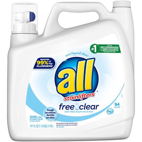 All 2x Liquid Detergent, Free & Clear