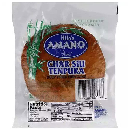 Hilo's Amano Deep Char Siu Tenpura, 6 Ounce