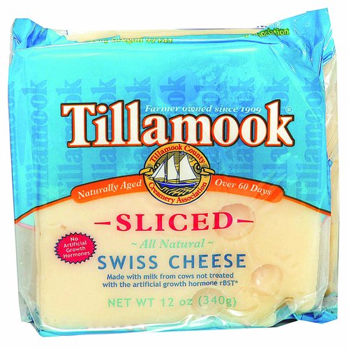 Tillamook Farm Style Thick Swiss Cheese Slices