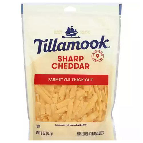 Tillamook Farmstyle Cut Shredded Sharp Cheddar Cheese