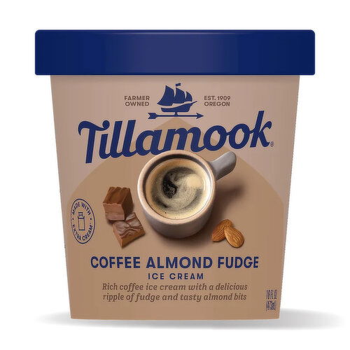 Tillamook Coffee Almond Fudge
