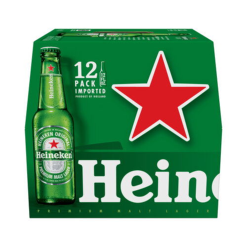 Heineken Beer, Bottles (Pack of 12)