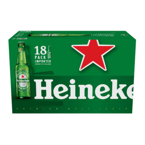 Heineken, Bottles (Pack of 18)