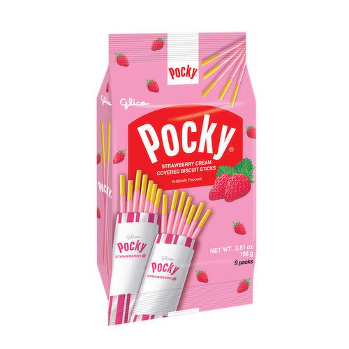 Pocky Strawberry Family Pack