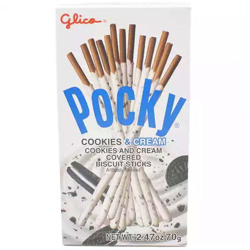 Glico Pocky Biscuit Sticks, Cookies & Cream