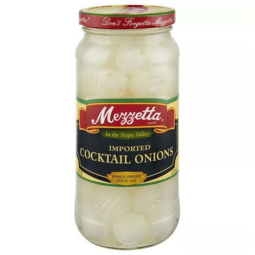 Mezzetta Cocktail Onions, Imported