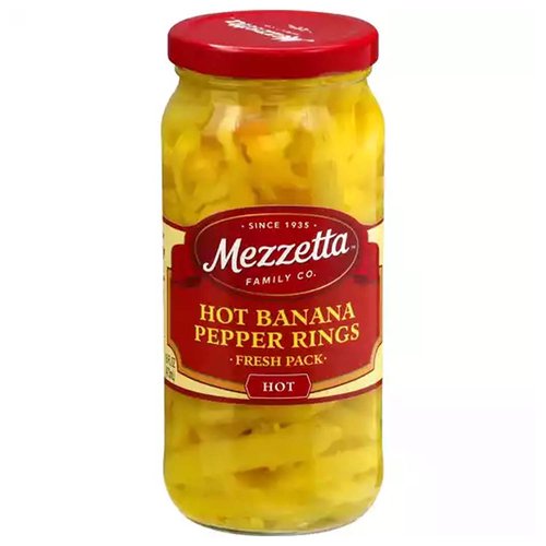 Mezzetta Deli-Sliced Hot Pepper Rings