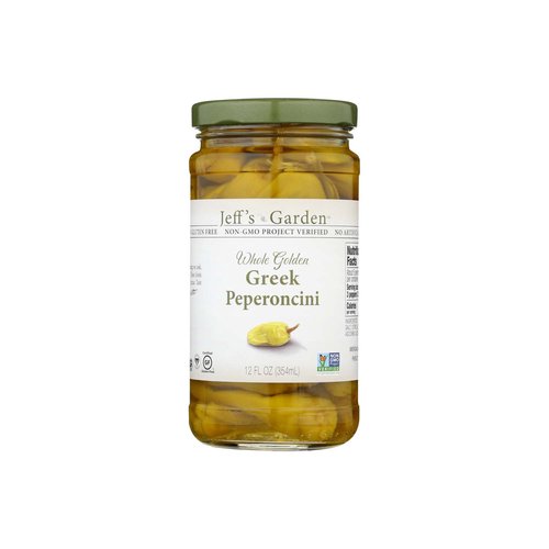 Jeff's Golden Greek Pepperoncini, Whole