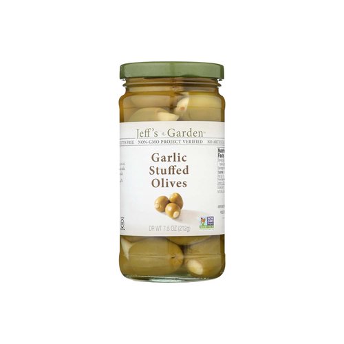 Jeff's Naturals Garlic Stuffed Olives