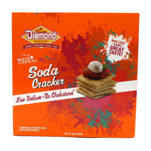 Diamond Bakery Soda Crackers, Low Sodium