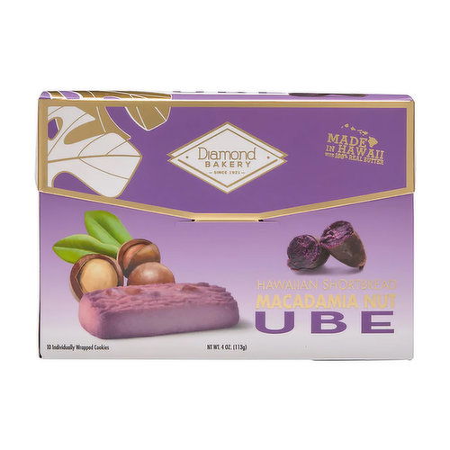 Diamond Bakery Macadamia Nut Shortbread Ube