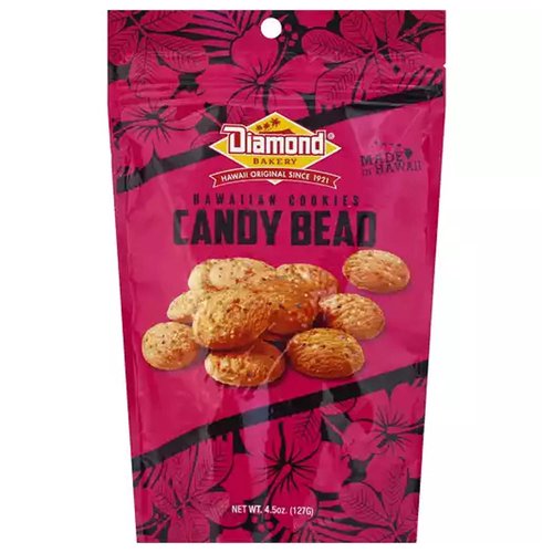 Diamond Bakery Hawaiian Cookies, Candy Bead