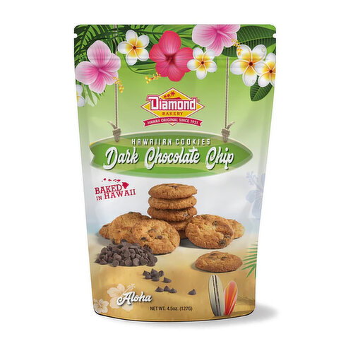 Diamond Bakery Hawaiian Cookies, Dark Chocolate Chip