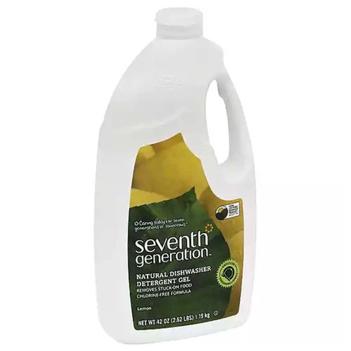 Seventh Generation Dishwasher Detergent Gel, Lemon