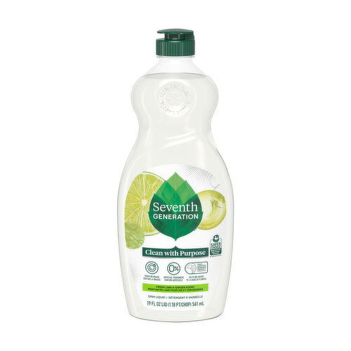 Seventh Generation Dish Soap Lime Ginger