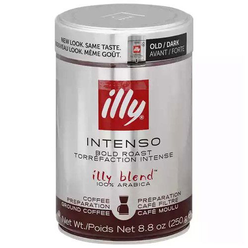 Illy Ground Coffee Dark Roast