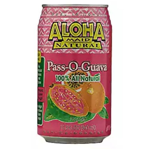 Aloha Maid Pass-O-Guava Juice, Cans (Pack of 6)