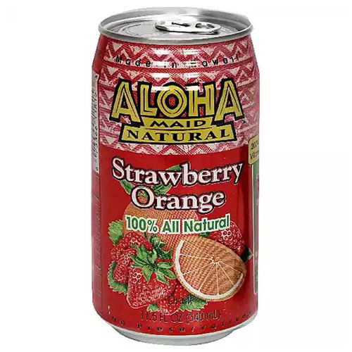 Aloha Maid Strawberry Guava, Cans (Pack of 6)