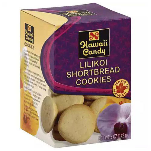 Hawaii Candy Shortbread Cookies, Lilikoi