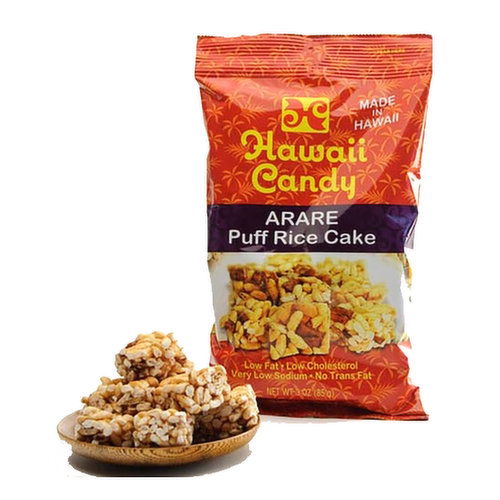 Hawaii Candy Arare Puff Rice Cake, 3 Oz