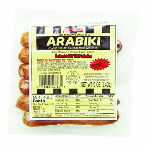 Arabiki Sausage,  Original