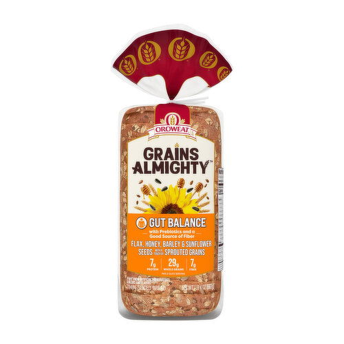 Oroweat Grains Almighty Gut Balance Bread