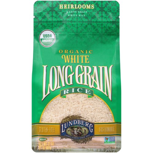 Lundberg Organic White Rice, Long Grain