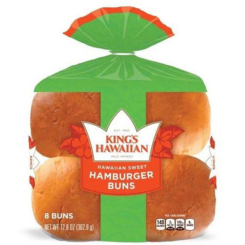 King's Hawaiian Sweet Hamburger Buns