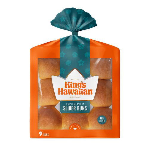 Kings Hawaiian Slider Buns, 9 Pack