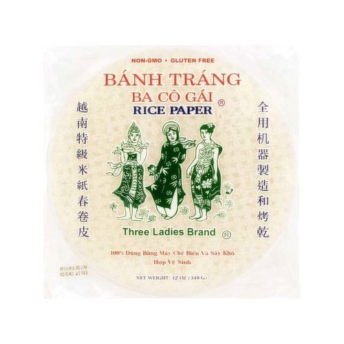 Three Ladies Rice Paper 22cm
