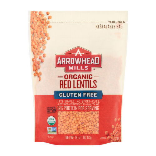 Arrowhead Mills Organic Red Lentils