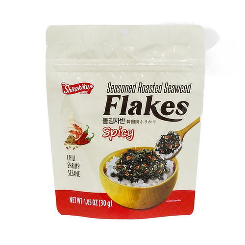 Shirakiku Roasted Seaweed Flakes, Spicy