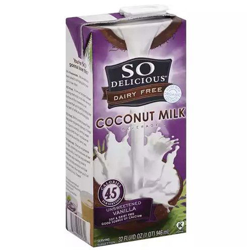 So Delicious Coconut Milk Vanilla U/s