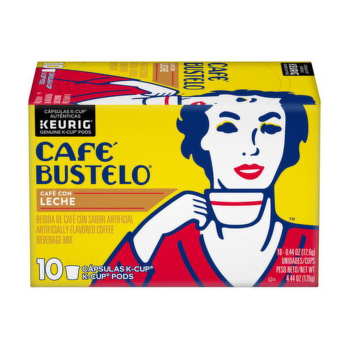 Cafe Bustelo Cafe Con Leche Kcup Pods