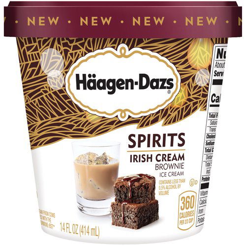 Haagen Dazs Spirits Ice Cream, Irish Cream