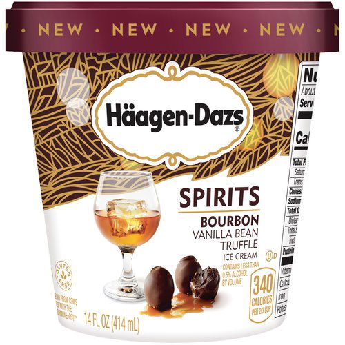 Haagen Dazs Spirits Ice Cream, Bourbon Van