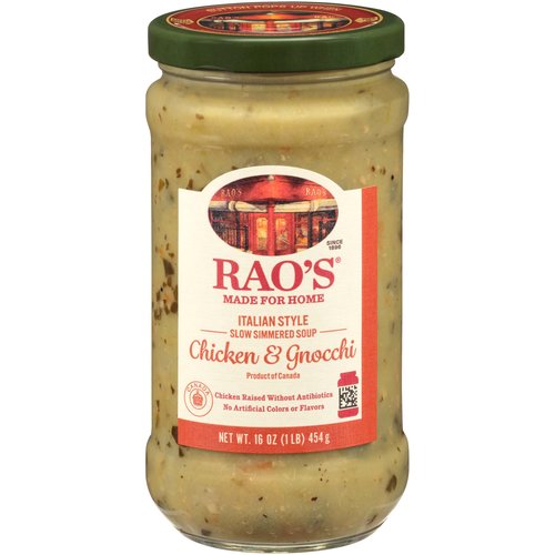 Rao's Italian Style Soup, Chicken & Gnocchi