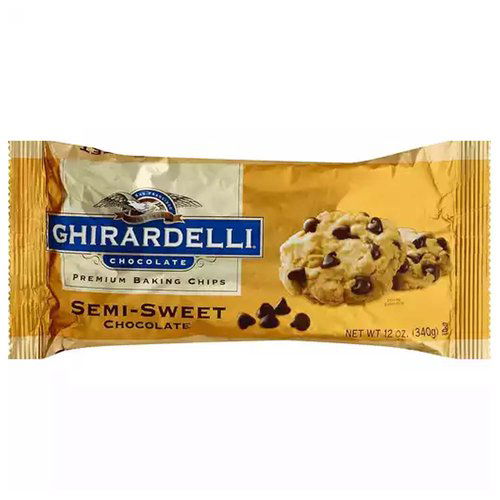 Ghirardelli Baking Chips, Semisweet Chocolate