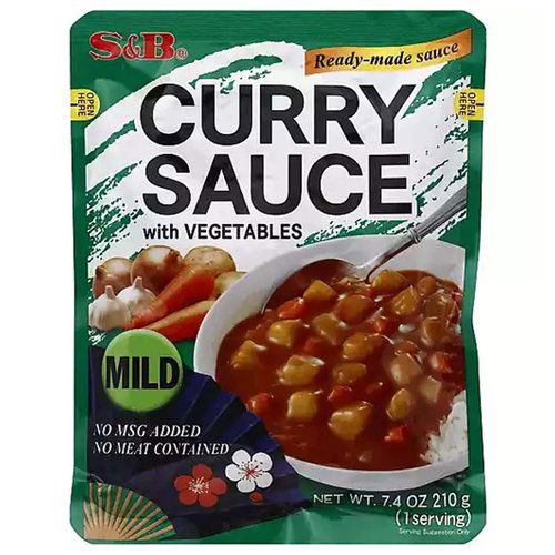 S&B Curry Sauce, With Vegetables, Mild