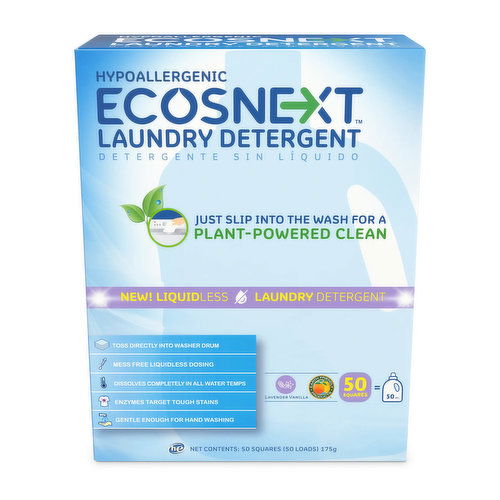 Ecosnext Laundry Detergent Sheets Lavender and Vanilla