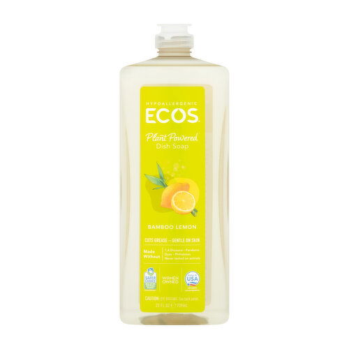 Ecos Bamboo Lemon Plant Powered Dish Soap