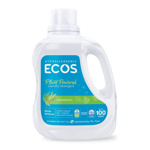 Ecos Hypoallergenic Laundry Detergent – Lemongrass