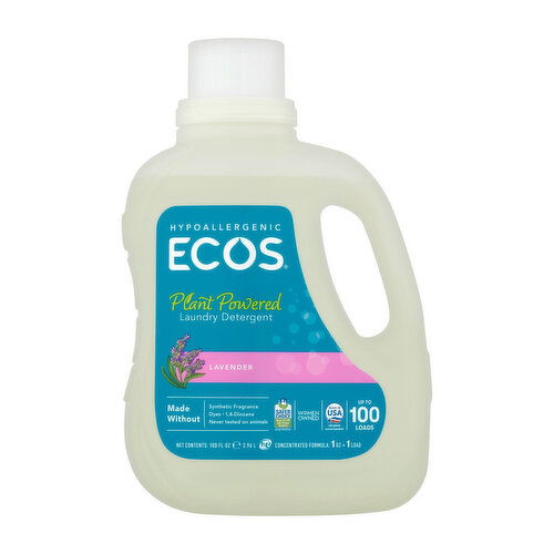 Ecos Hypoallergenic Laundry Detergent, Lavender