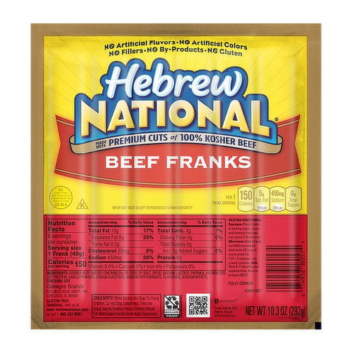 Hebrew National Beef Franks