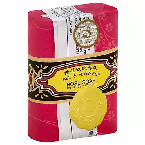 Bee & Flower Bar Soap, Rose