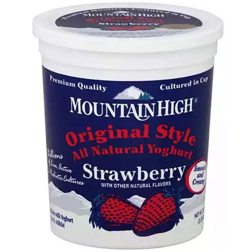 Mountain High Yoghurt, Strawberry