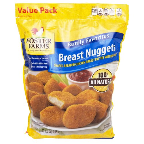 Foster Farms Breast Nuggets, Value Pack