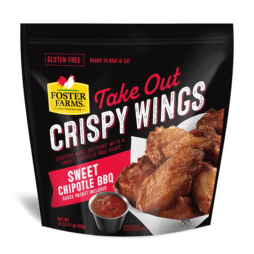 Foster Farms Crispy Wings Sweet Chipotle Bbq