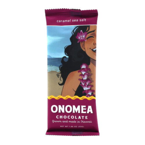 Onomea Caramel Sea Salt Chocolate Bar